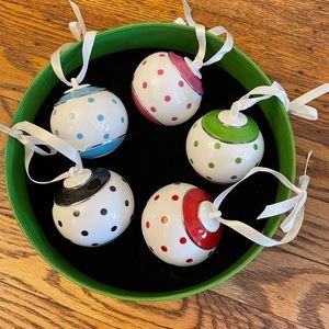 Lenox Kate Spade Larabee Road Ornament Gift Set of 5